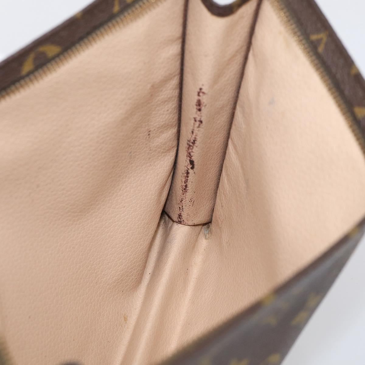 Louis Vuitton Toiletry Pouch Monogram Canvas, Brown, Canvas, Clutch