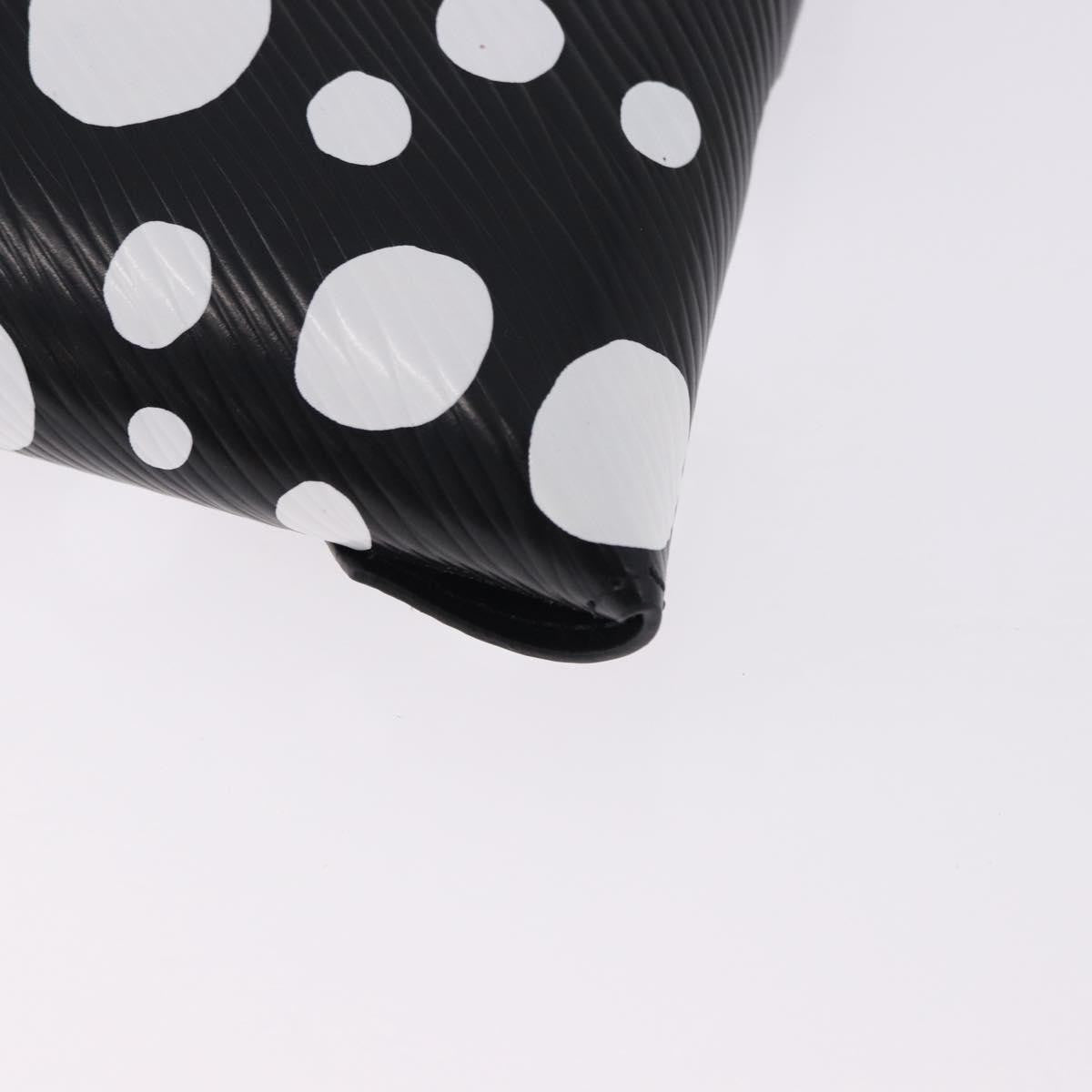 Louis Vuitton Kirigami Pochette Set Yayoi Kusama Infinity Dots Epi Leather, Black, Leather, Clutch