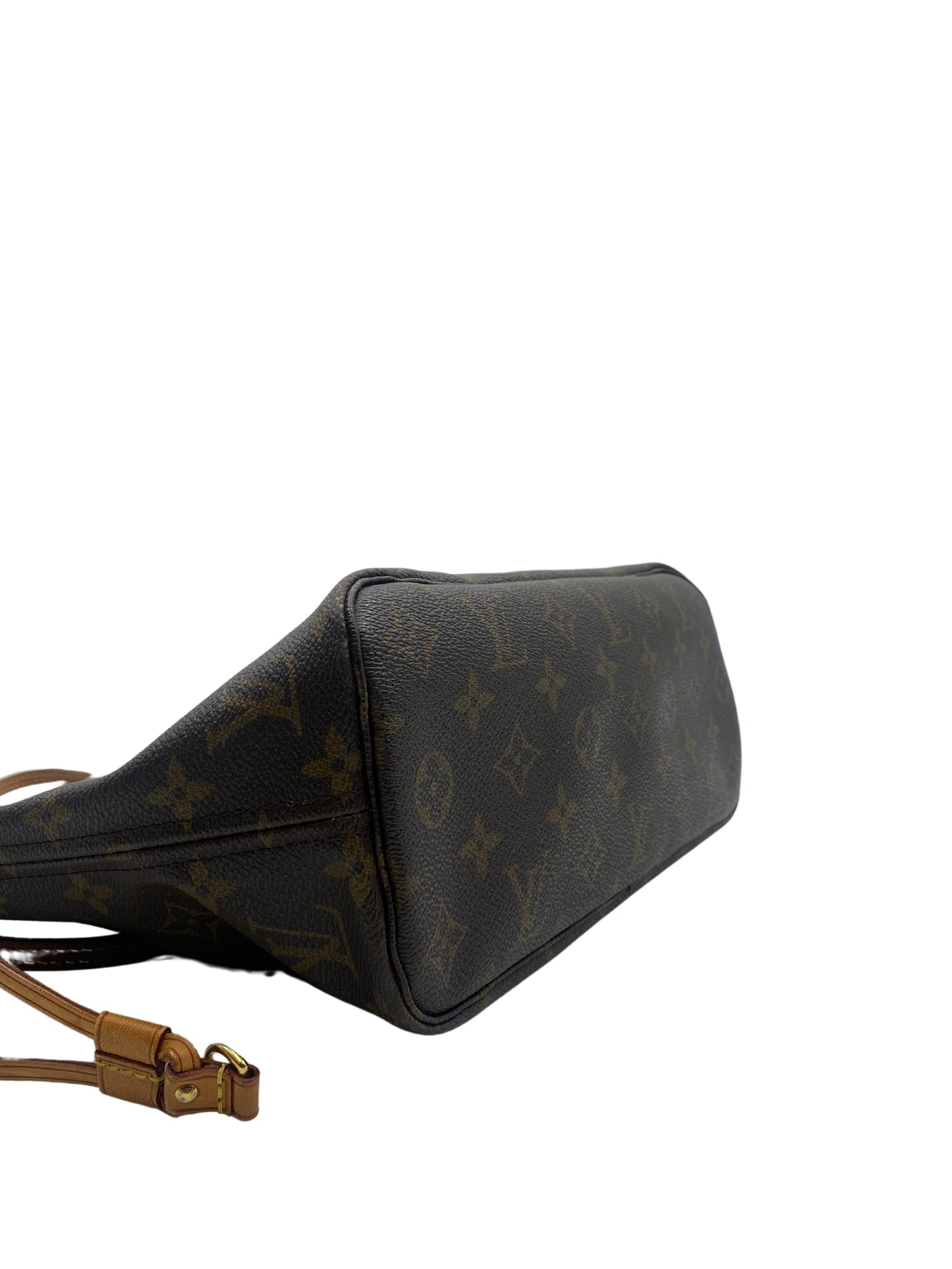 Louis Vuitton Neverfull PM, Brown, Canvas, tote