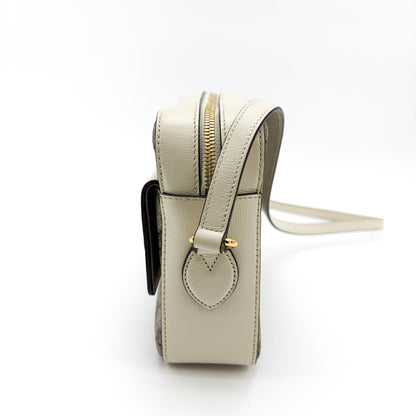 Gucci Horsebit 1955 Flap Pocket Camera GG Coated Canvas and Leather, Beige, Canvas, Shoulder Bag