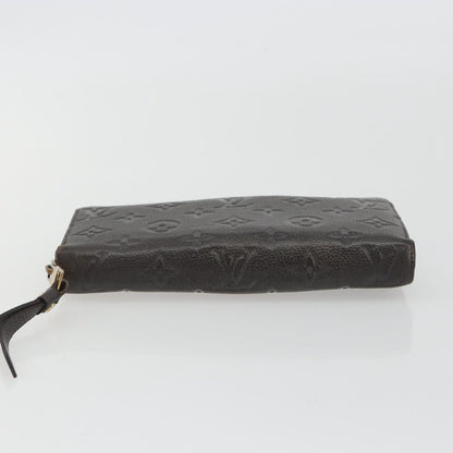 Louis Vuitton Zippy Organizer Monogram Empreinte Leather, Brown, Leather, Wallet