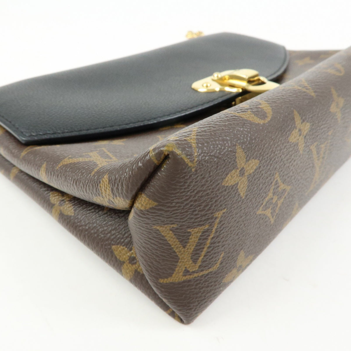 Louis Vuitton Saint Placide Monogram Canvas and Leather, Brown, Canvas, Handbag