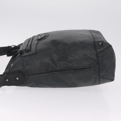 Balenciaga Arena Day Messenger Classic Studs Leather, Black, Leather, Handbag