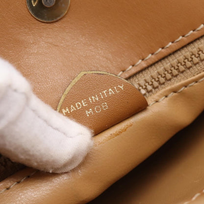 Celine Macadam Shoulder Canvas, Brown, Canvas, Crossbody Bag