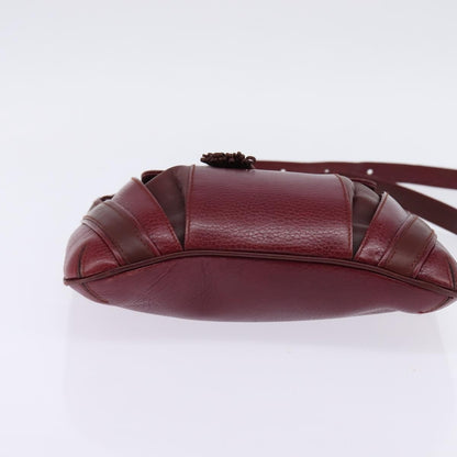 Cartier Must de Cartier Leather, Burgundy, Leather, Bag