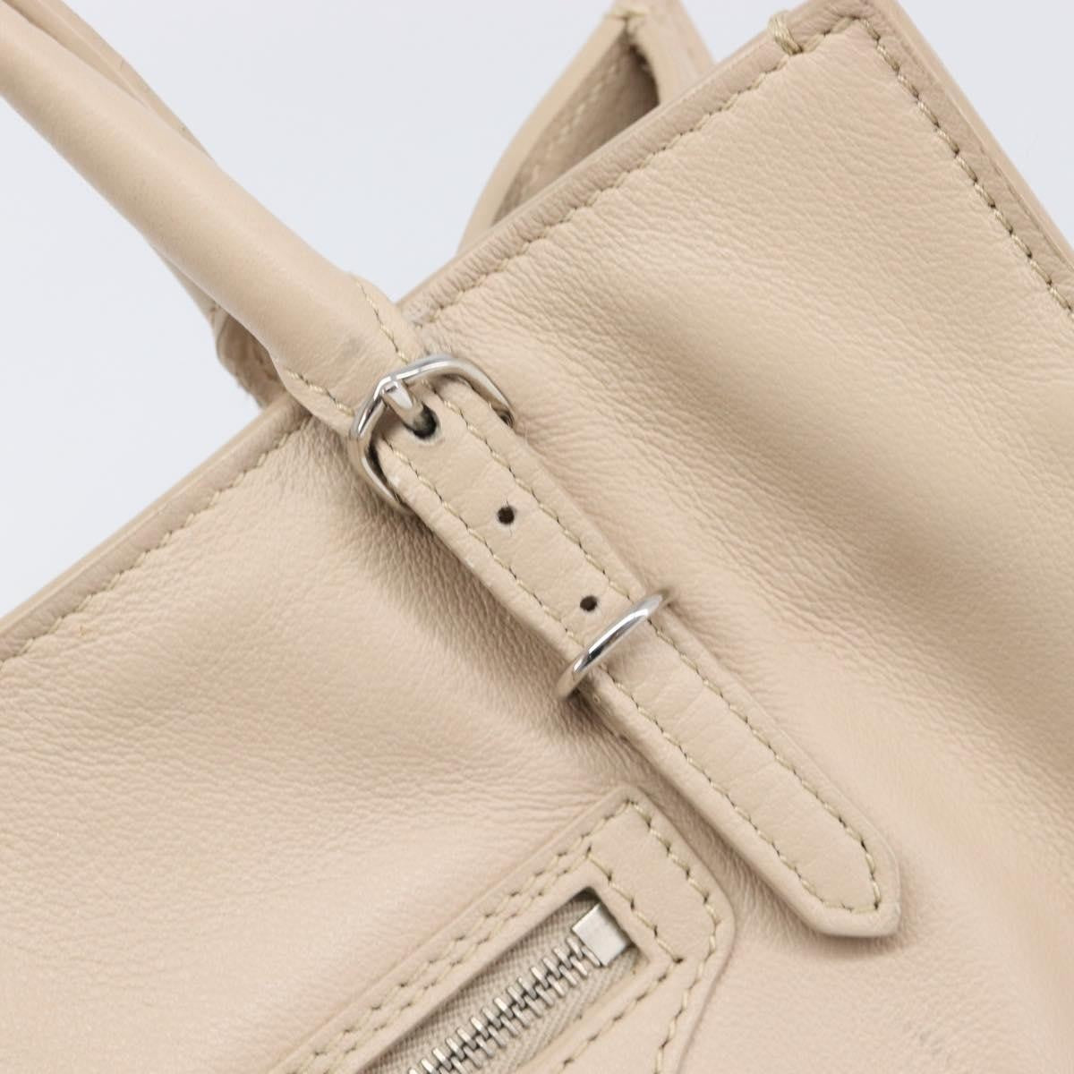 Balenciaga Papier A4 Zip Around Classic Studs Leather, Gray, Leather, Handbag