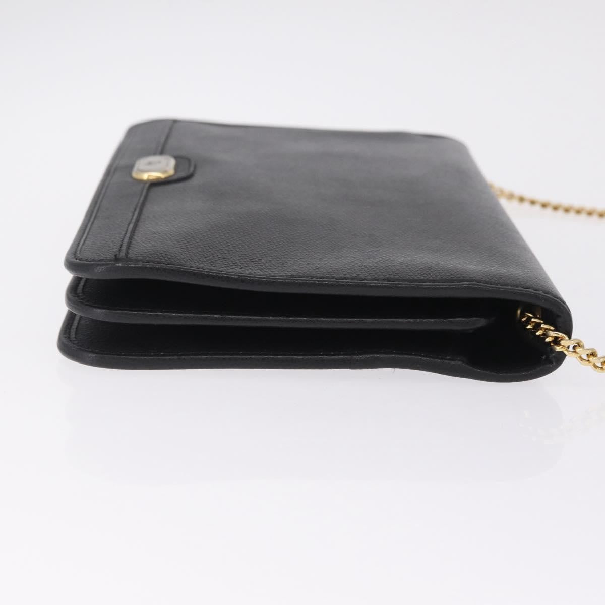 Christian Dior Vintage Honeycomb Canvas, Black, Leather, Shoulder Bag