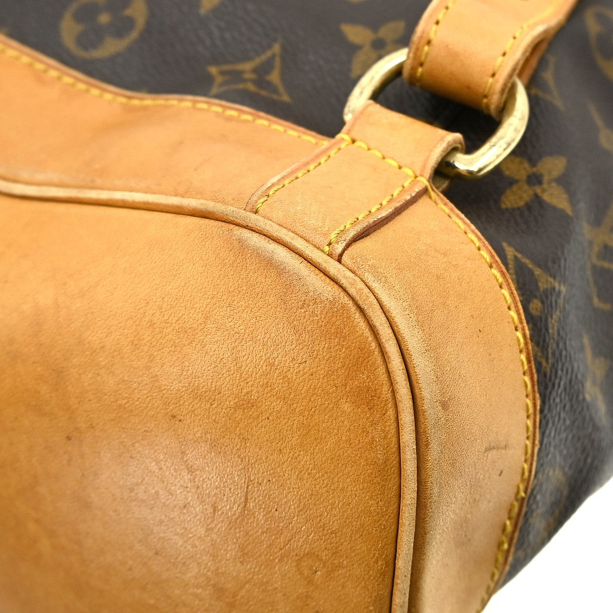 Louis Vuitton Vintage Montsouris Monogram Canvas, Brown, Canvas, Backpack