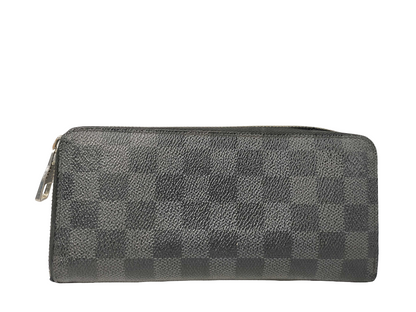 Louis Vuitton Zippy wallet vertical Damier Graphite, Black, Canvas, Wallet