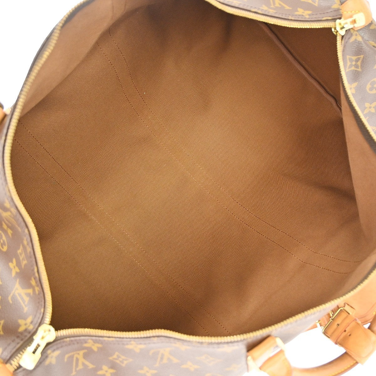 Louis Vuitton Keepall Monogram Canvas, Brown, Canvas, Travel Bag
