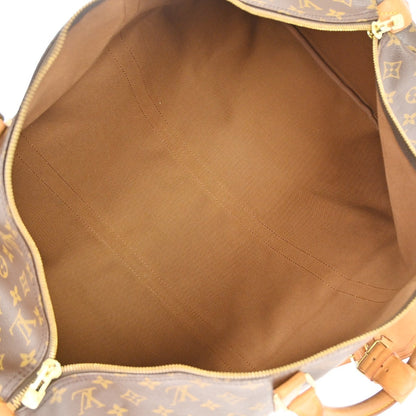 Louis Vuitton Keepall Monogram Canvas, Brown, Canvas, Travel Bag