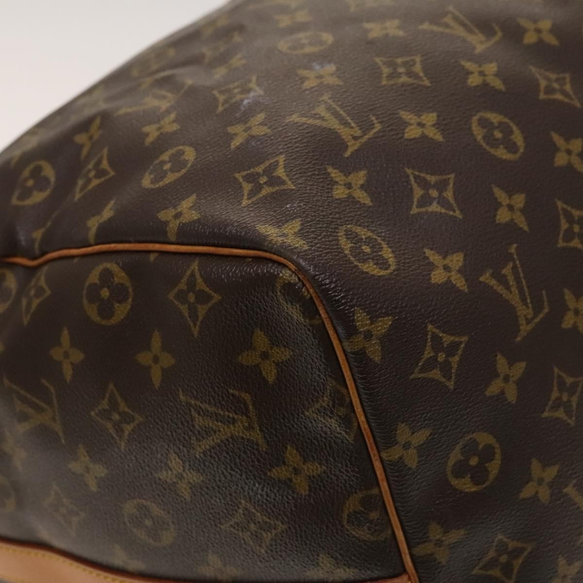 Louis Vuitton Keepall Bag Monogram Canvas, BROWN, CANVAS, Travel bag