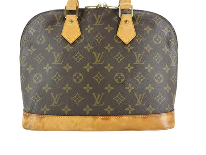 Louis Vuitton Alma Voyage Monogram Canvas, Brown, Leather, Handbag