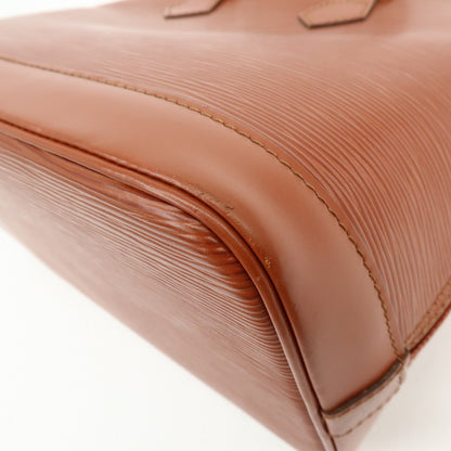 Louis Vuitton Alma Epi Leather, Brown, Leather, Handbag