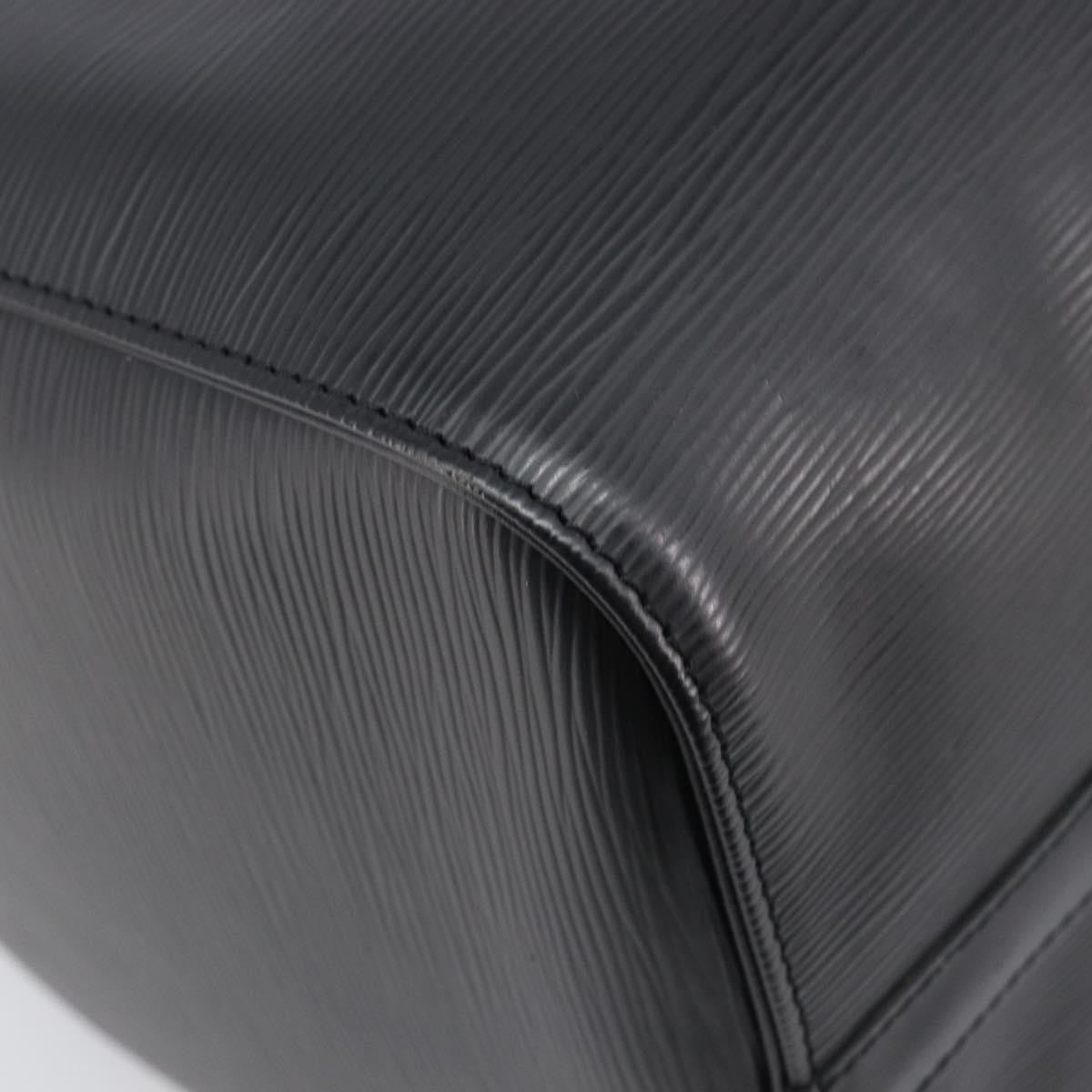 Louis Vuitton Keepall Epi Leather, Black, Leather, Travel Bag