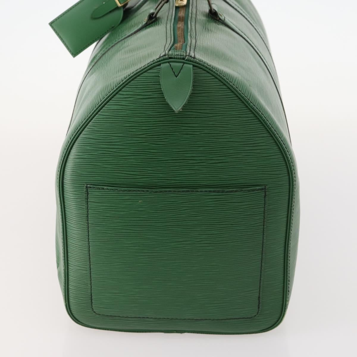 Louis Vuitton Keepall Epi Leather, Green, Leather, Travel Bag