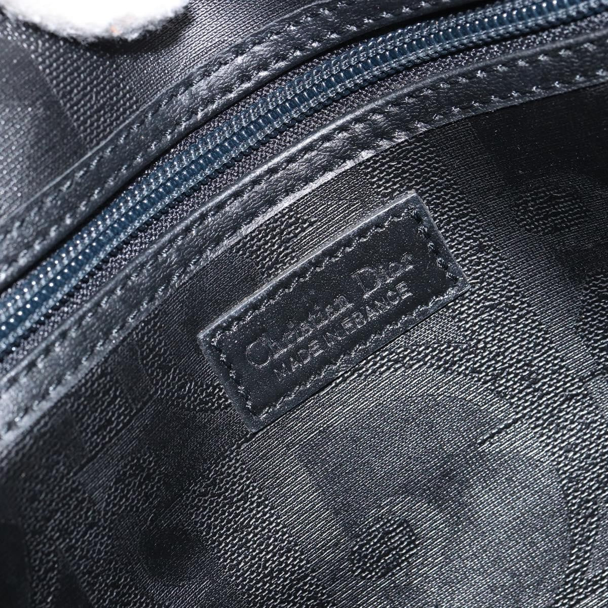Christian Dior Vintage Trotter Boston Canvas, Black, Canvas, Travel Bag