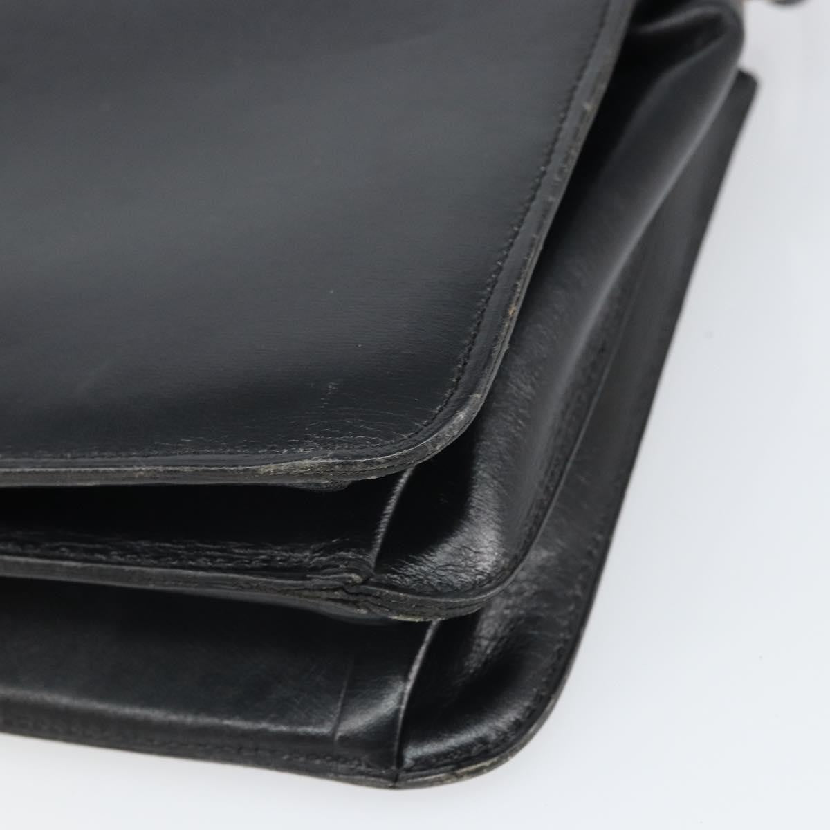 Christian Dior Shoulder Leather, Black, Leather, Shoulder Bag