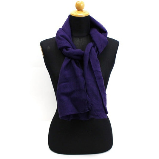 Burberry, Purple, Canvas, scarf