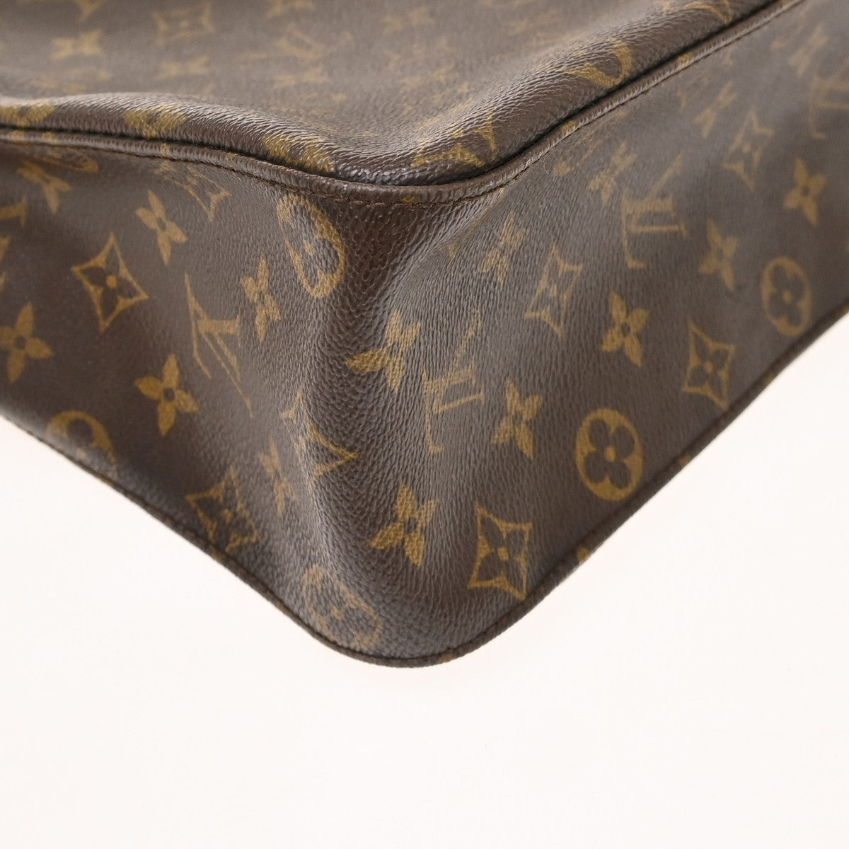 Louis Vuitton Looping Monogram Canvas, Brown, Canvas, Handbag