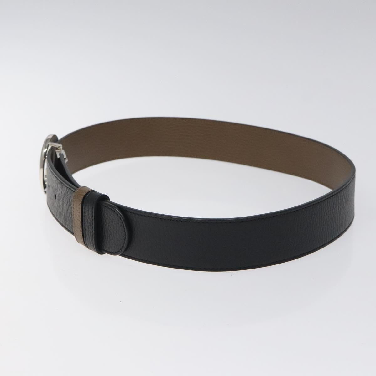 Gucci 1973 Reversible Belt (Outlet) Leather, Black, Leather, Belt