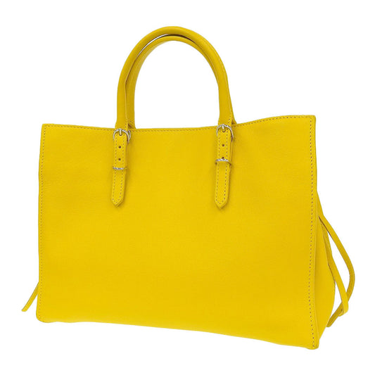 Balenciaga Papier, Yellow, Leather, handbag