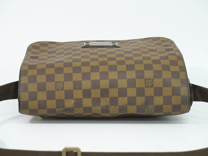 Louis Vuitton Brooklyn Damier Ebene, Brown, Canvas, Shoulder Bag