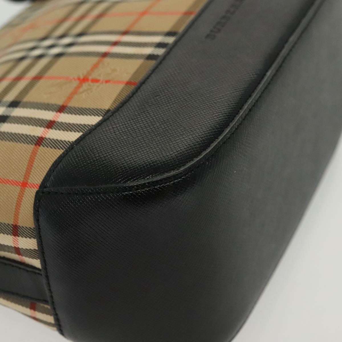 Burberry Nova Check Pattern, Beige, Canvas, Handbag