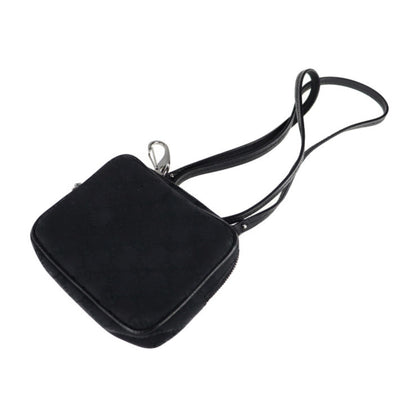 Gucci GG canvas, Black, Canvas, shoulder