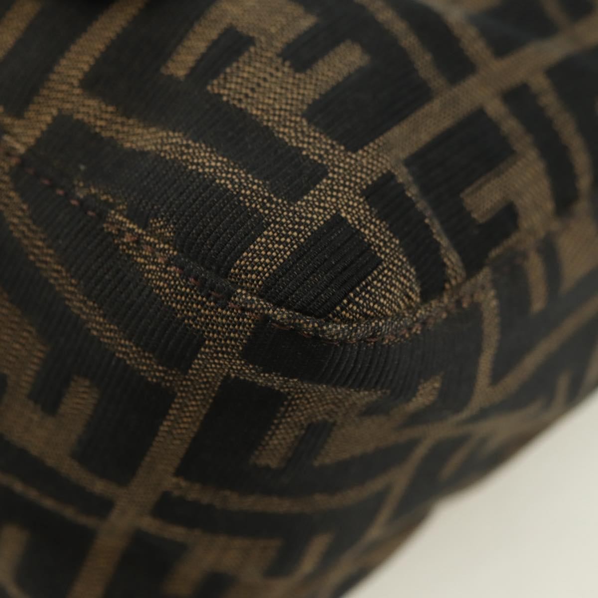 Fendi Mama Forever Zucca Canvas, Brown, Canvas, Handbag