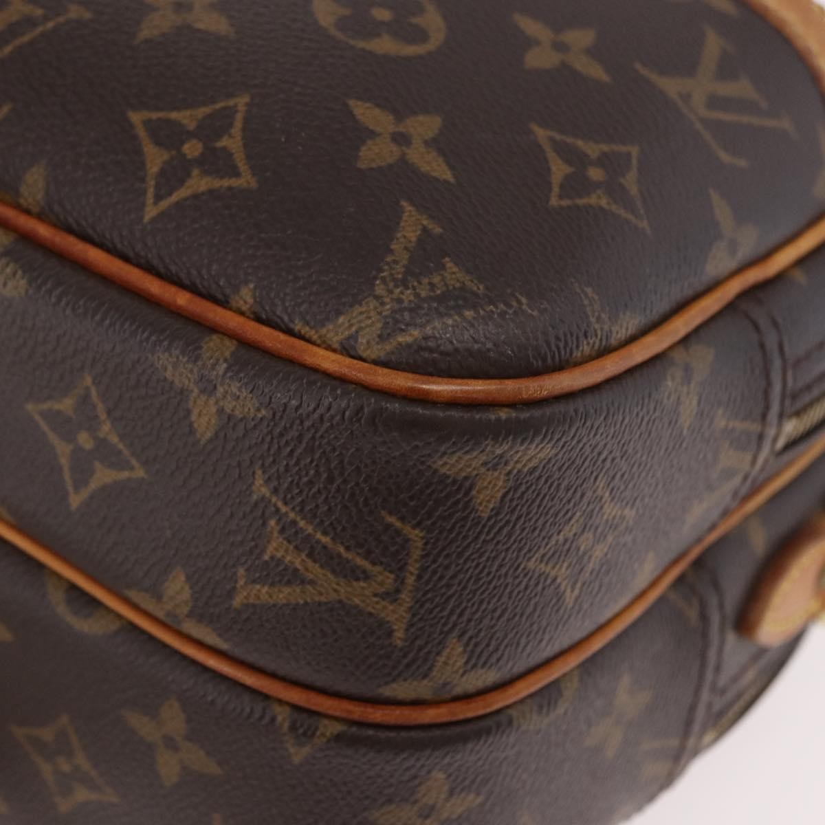 Louis Vuitton Reporter Monogram, Brown, Canvas, Shoulder Bag