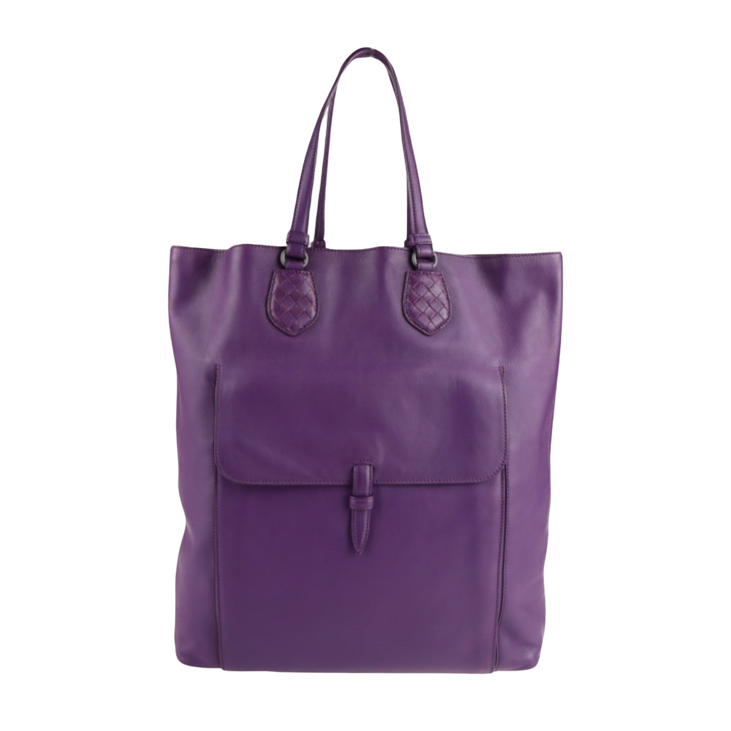 Bottega Veneta Intrecciato, Purple, Leather, tote