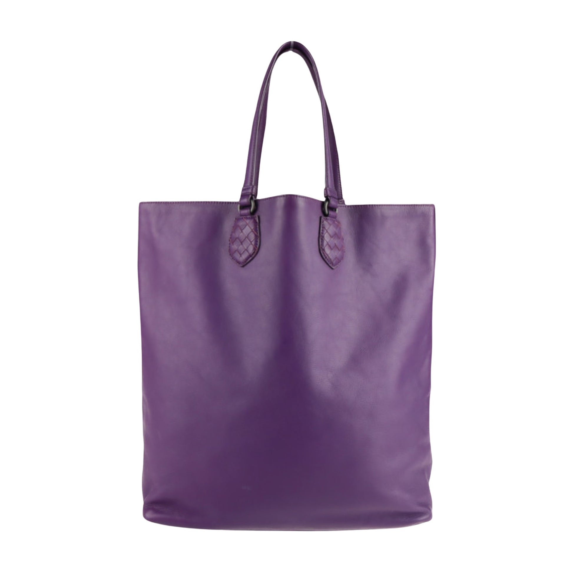 Bottega Veneta Intrecciato, Purple, Leather, tote