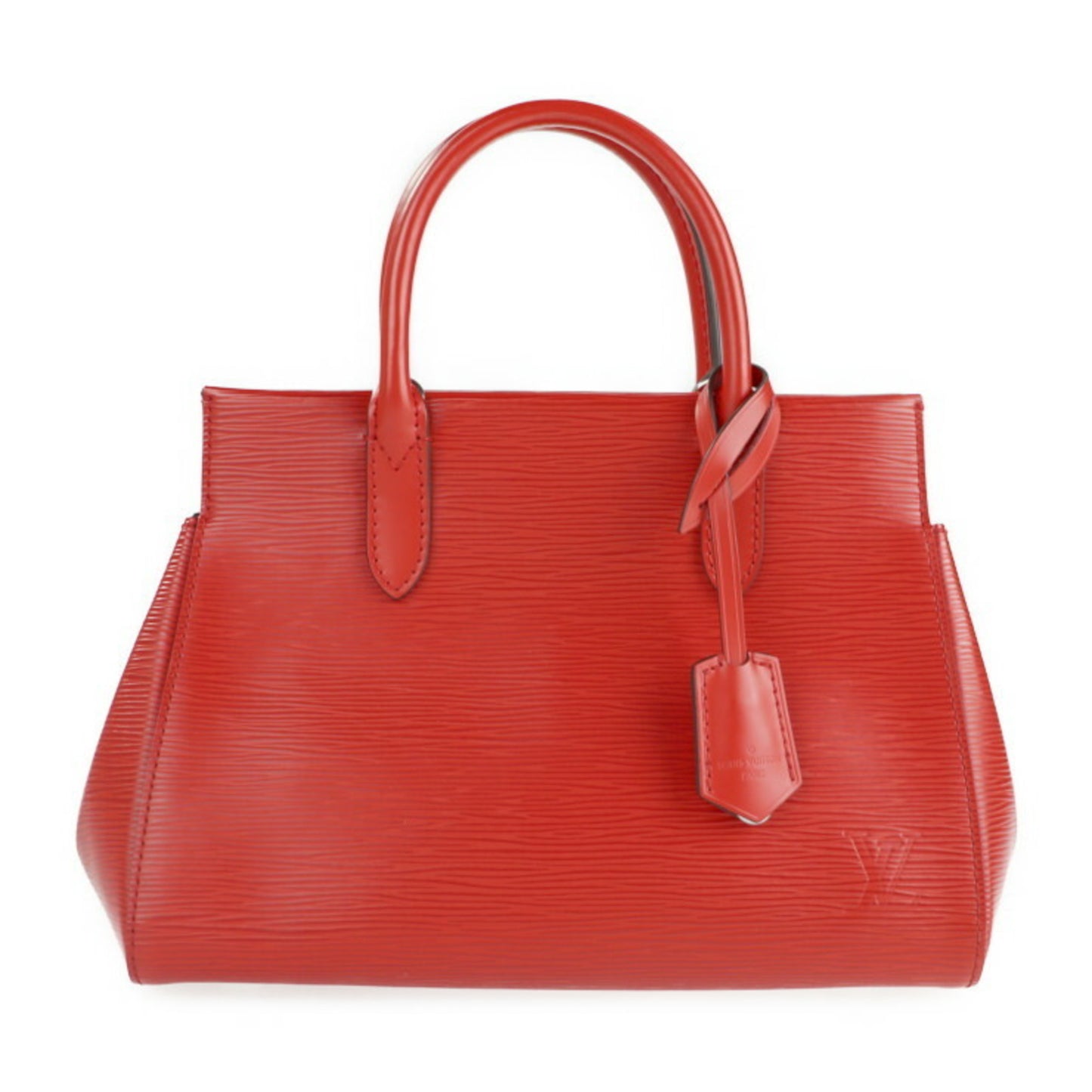 Louis Vuitton Marly, Red, Leather, handbag