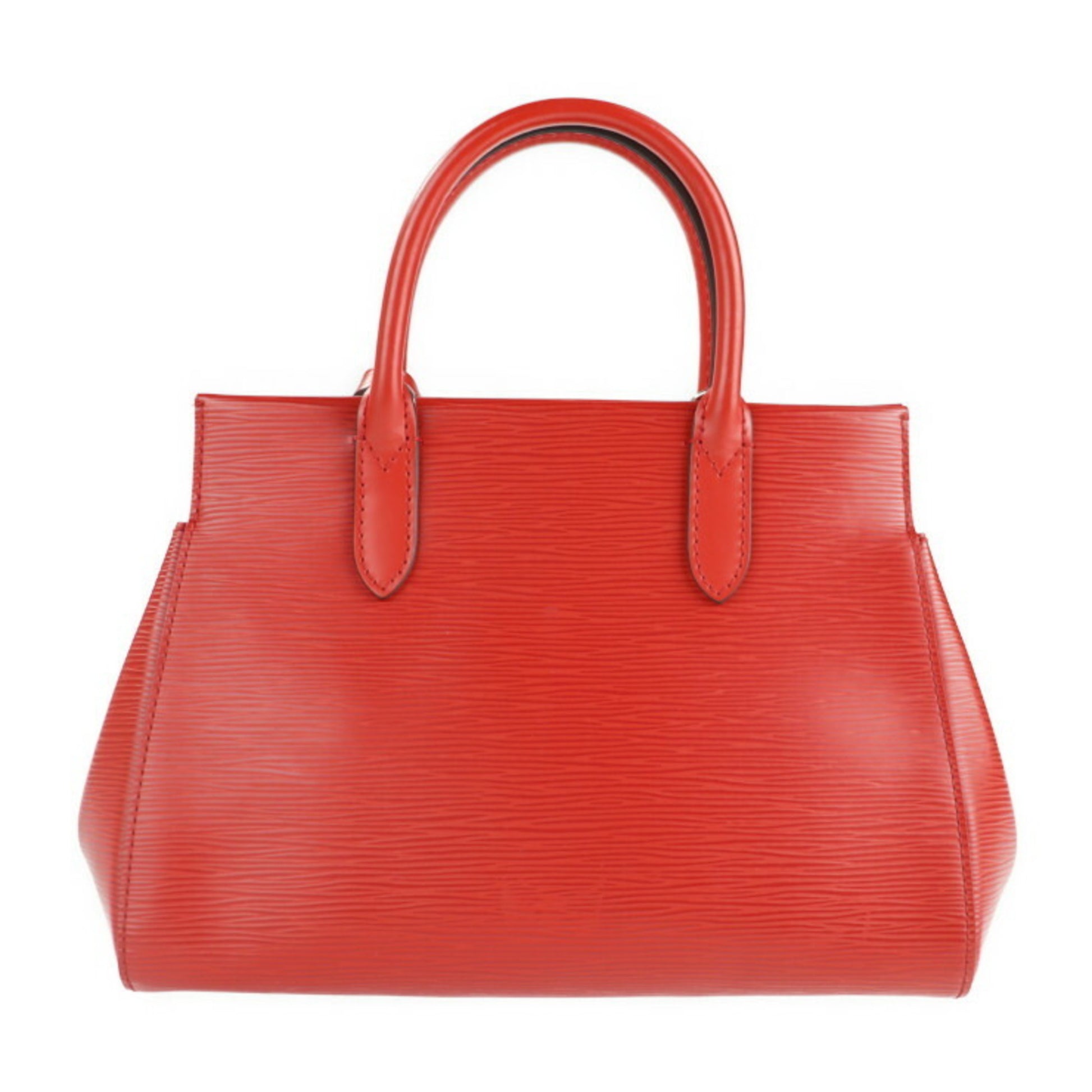 Louis Vuitton Marly, Red, Leather, handbag