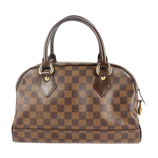 Louis Vuitton Duomo, Brown, Canvas, handbag