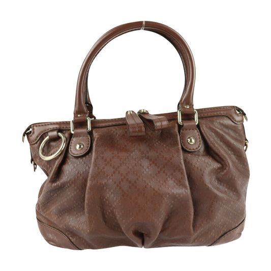 Gucci Diamante, Brown, Leather, handbag