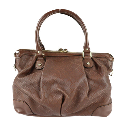 Gucci Diamante, Brown, Leather, handbag