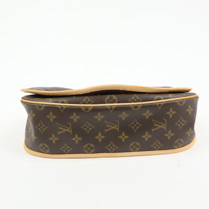 Louis Vuitton Menilmontant Monogram Canvas, Brown, Canvas, Handbag