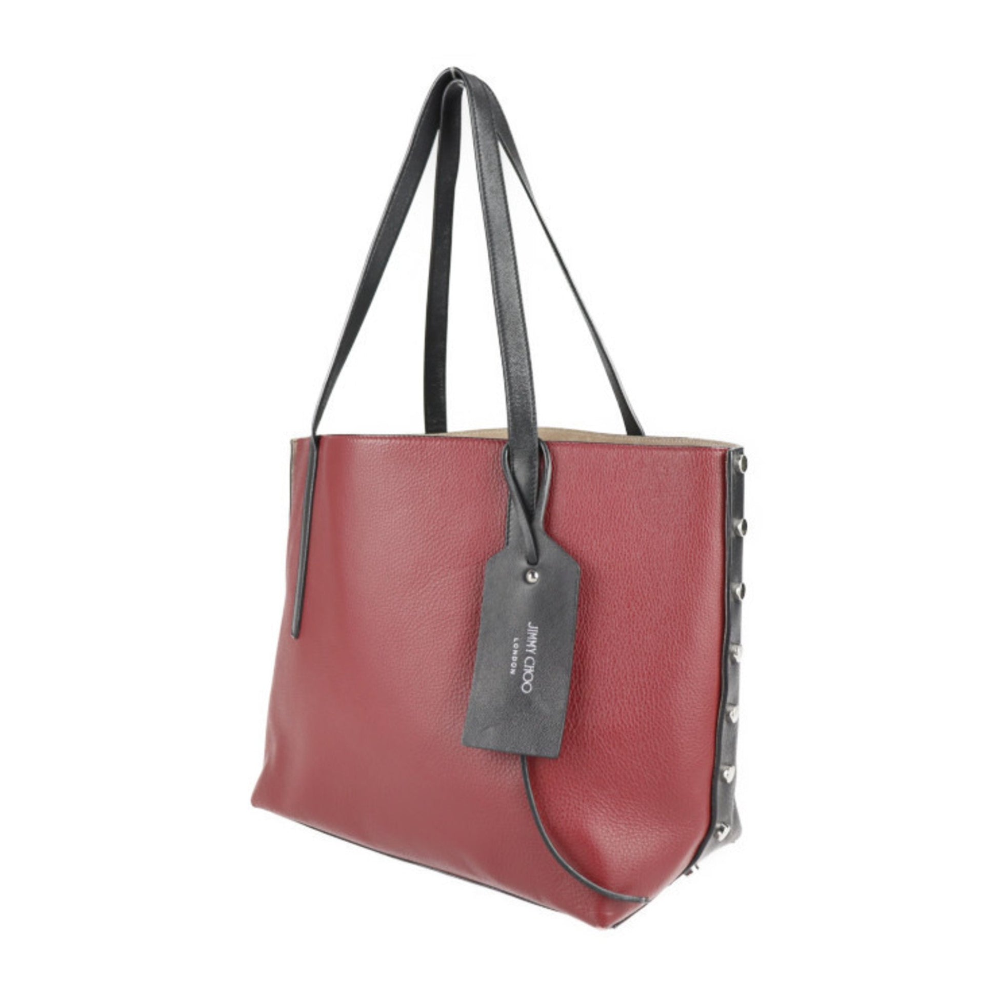 Jimmy Choo, Red, Leather, shoulder
