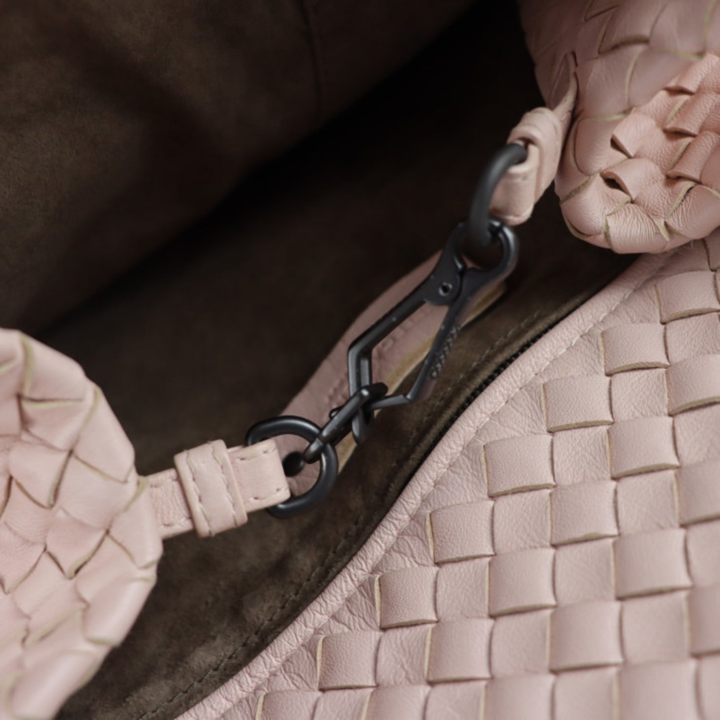 Bottega Veneta, Pink, Leather, tote