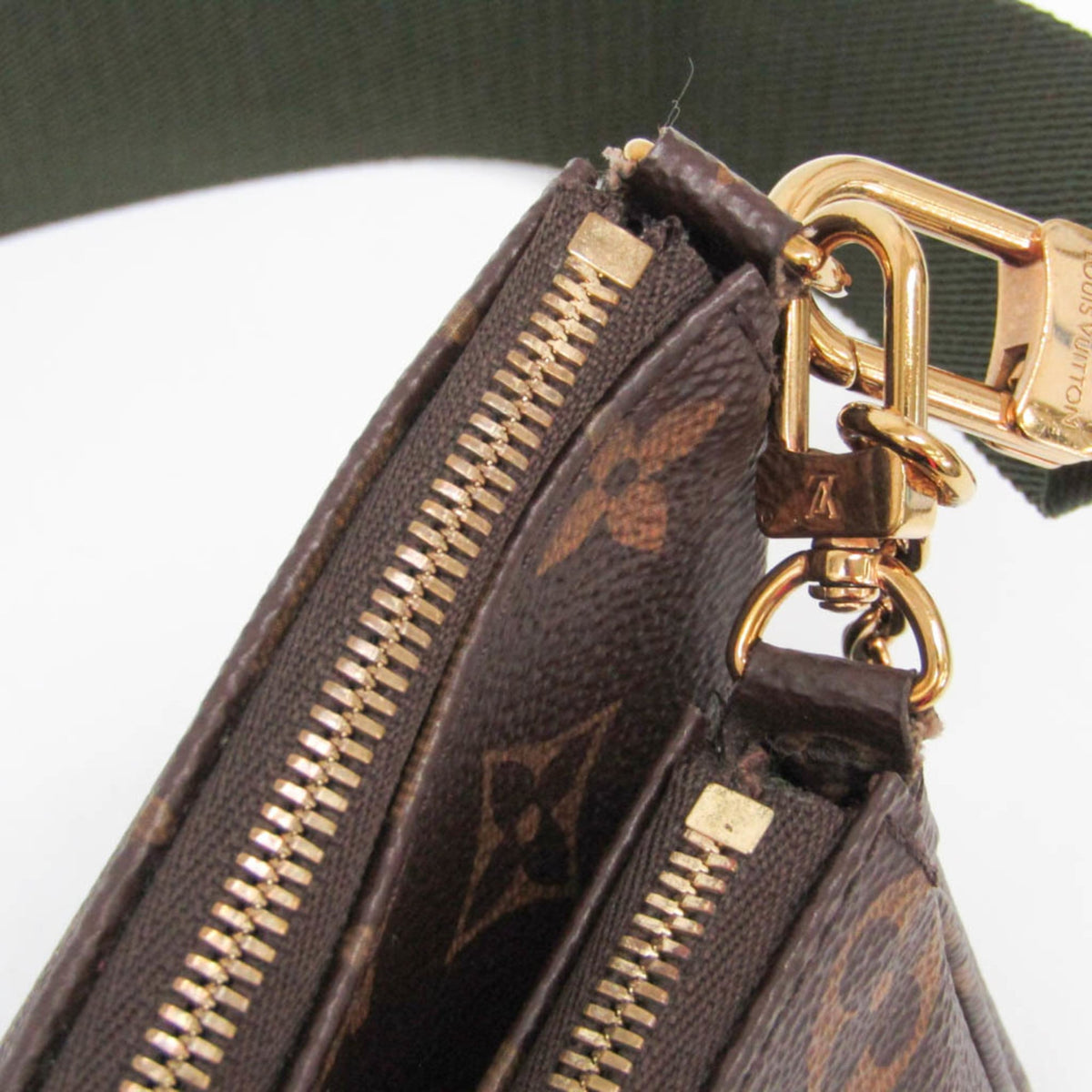 Louis Vuitton Multi Pochette Accessoires Pouch Monogram Canvas, Brown, Canvas, Clutch