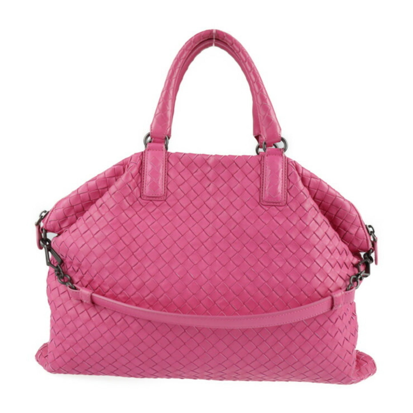 Bottega Veneta Intrecciato, Pink, Leather, handbag