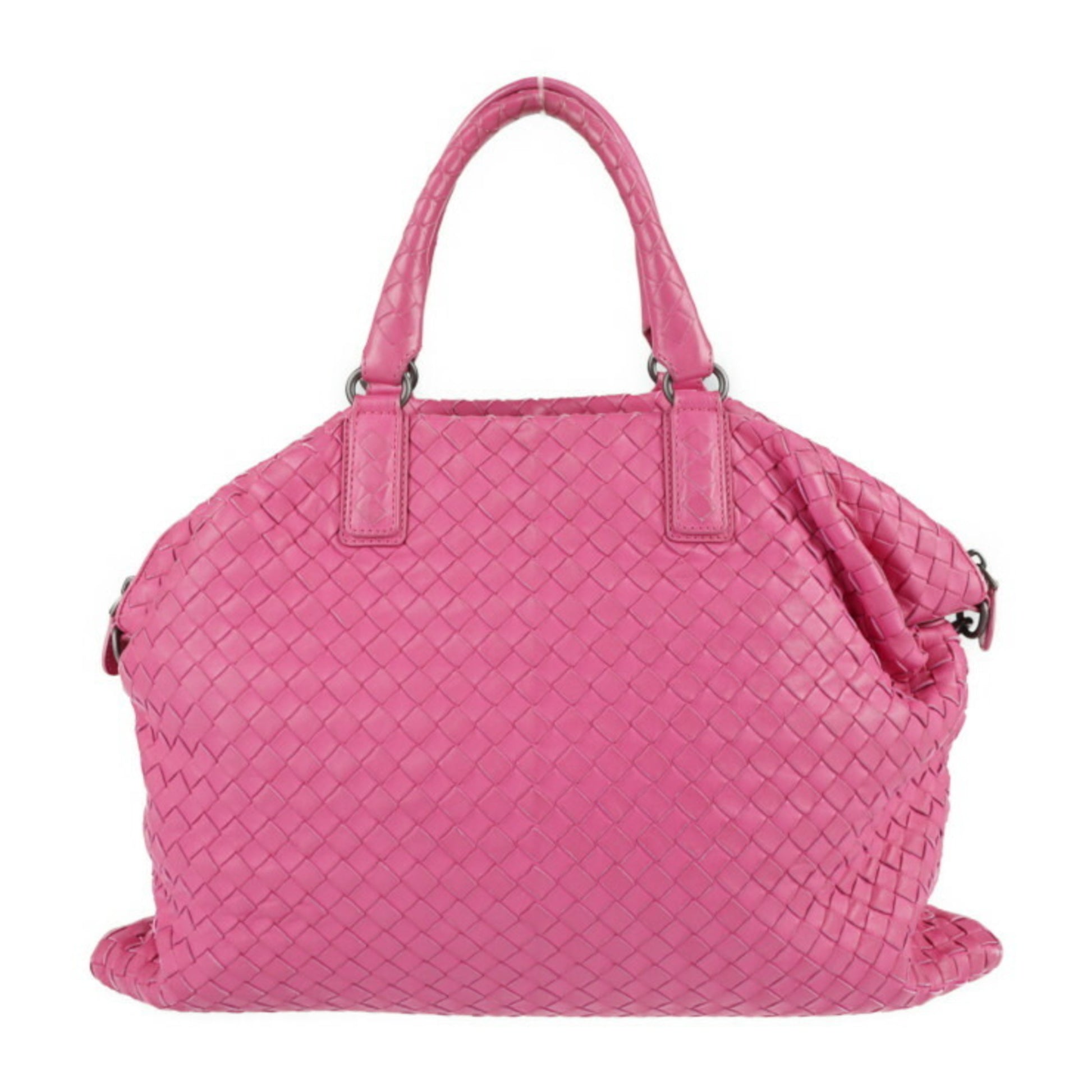 Bottega Veneta Intrecciato, Pink, Leather, handbag