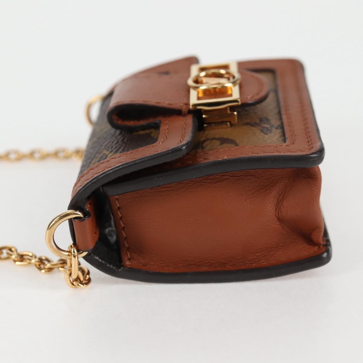 Louis Vuitton Dauphine Reverse Monogram Canvas, Brown, Canvas, Clutch