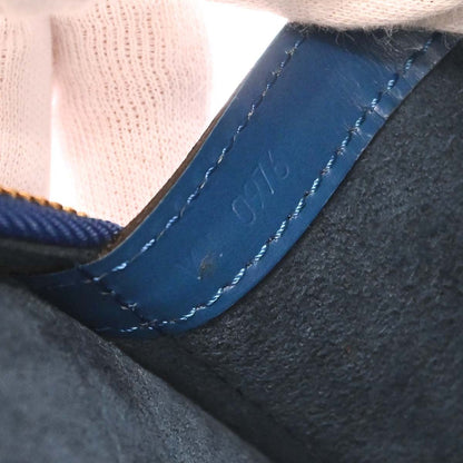 Louis Vuitton Lussac Epi Leather, Blue, Leather, Shoulder Bag