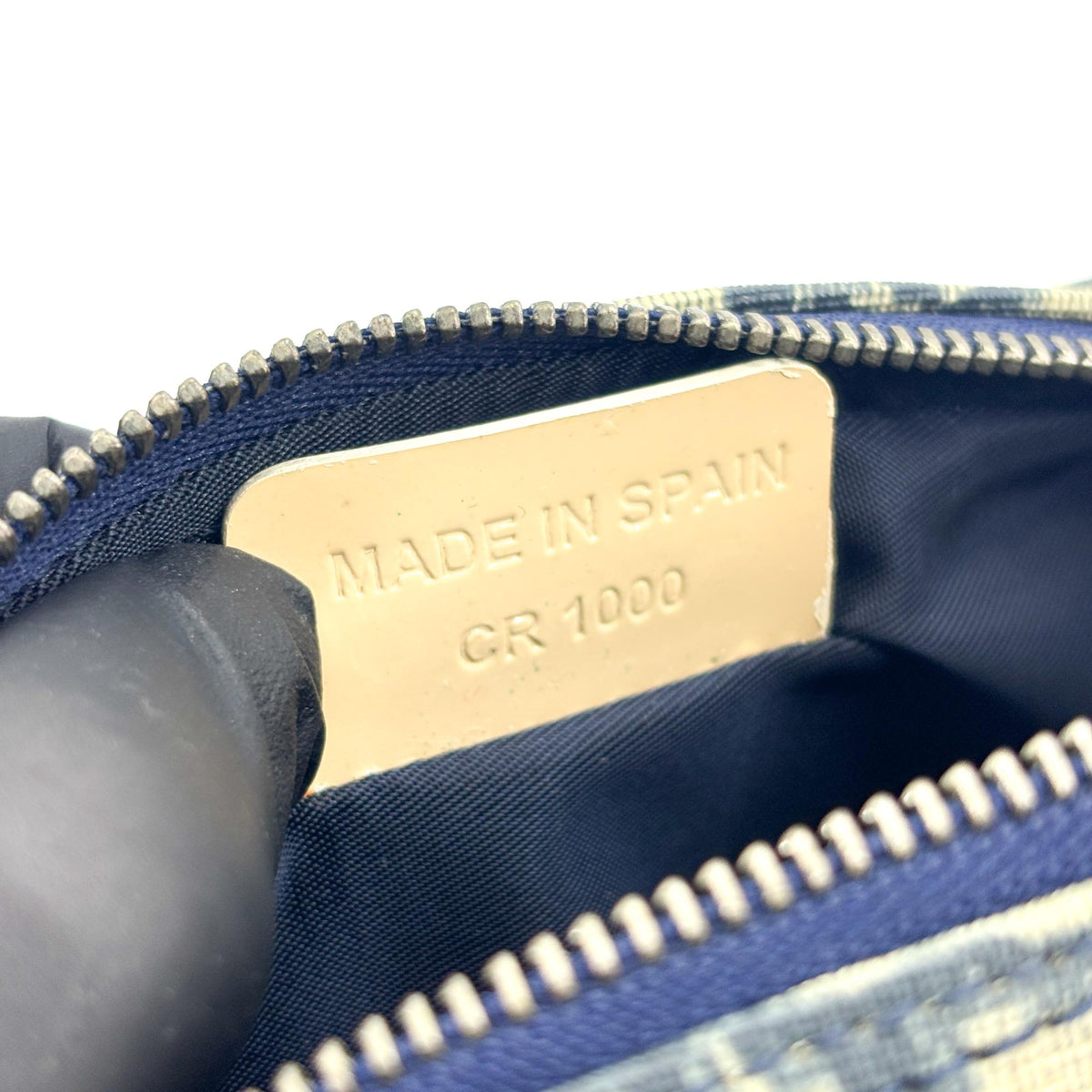 Christian Dior Trotter No. 1 Wristlet Pouch Trotter No. 1 Wristlet Pouch, Beige, Canvas, Clutch
