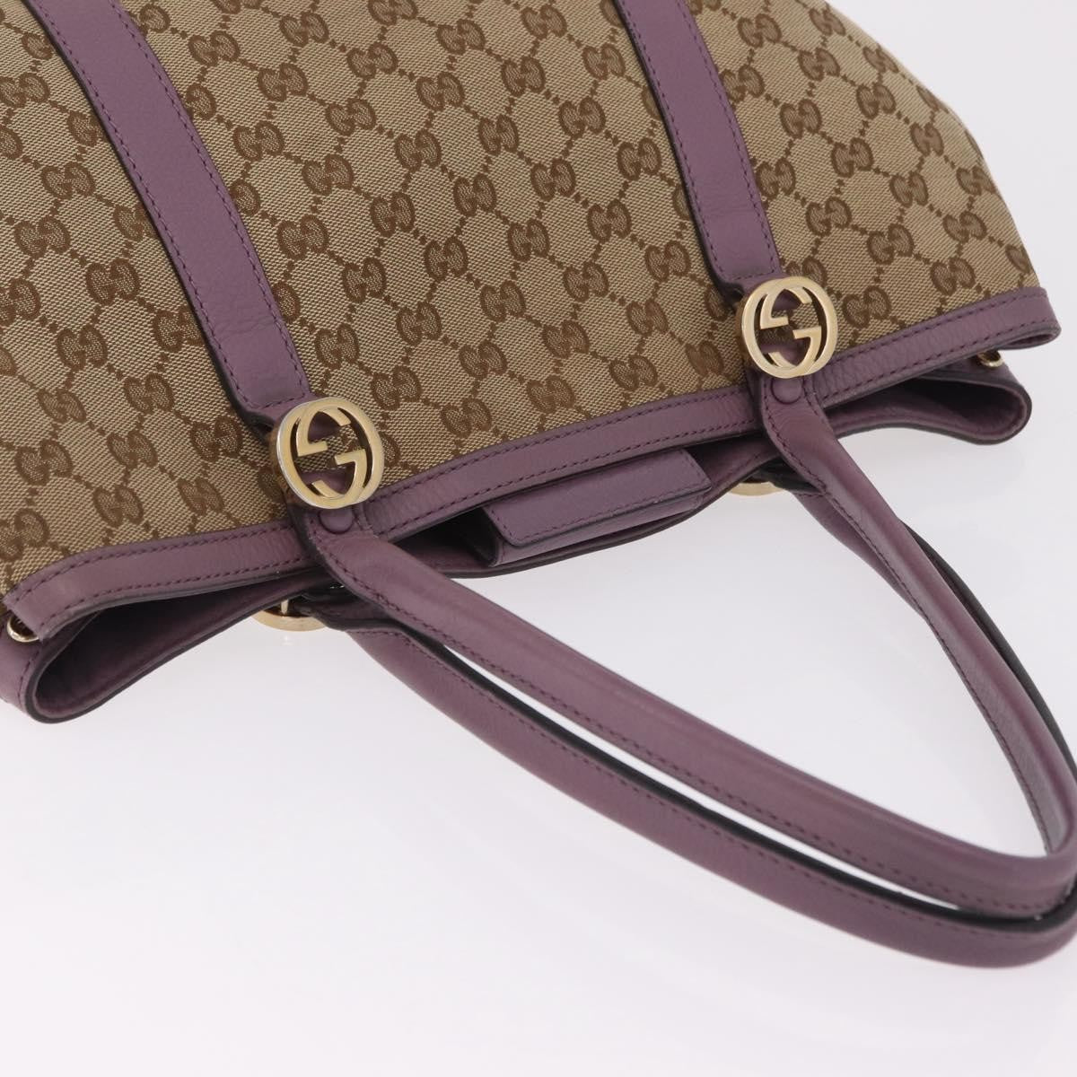 Gucci Miss GG GG Canvas with Leather, Beige, Canvas, Tote Bag
