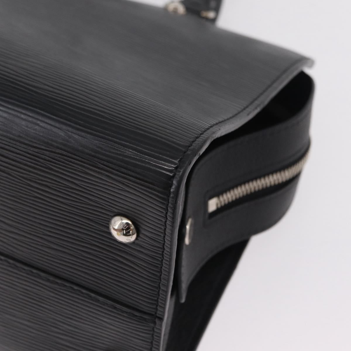 Louis Vuitton Vaneau Epi Leather, Black, Leather, Handbag