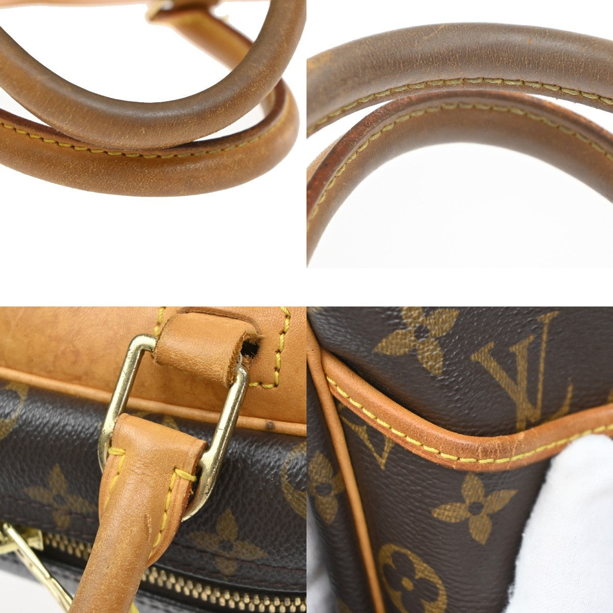 Louis Vuitton Trouville Monogram Canvas, Brown, Canvas, Handbag
